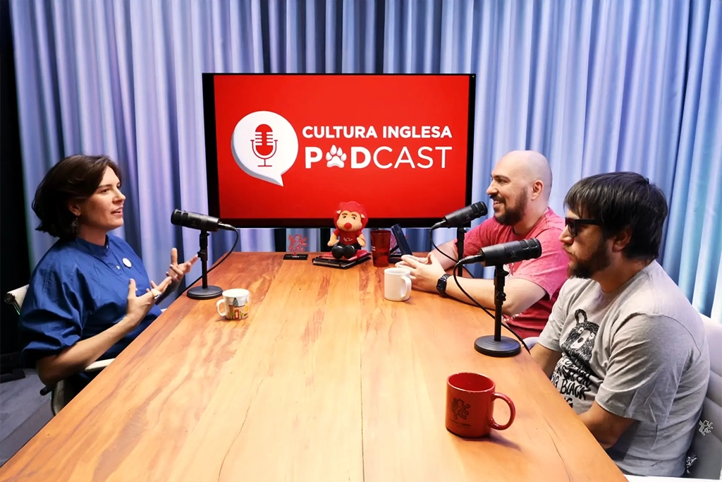 ON21 Live - Videocast do Cultura Inglesa no estúdio ON21 Produções
